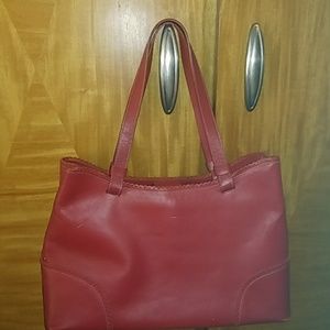 Loft Red Leather Purse
